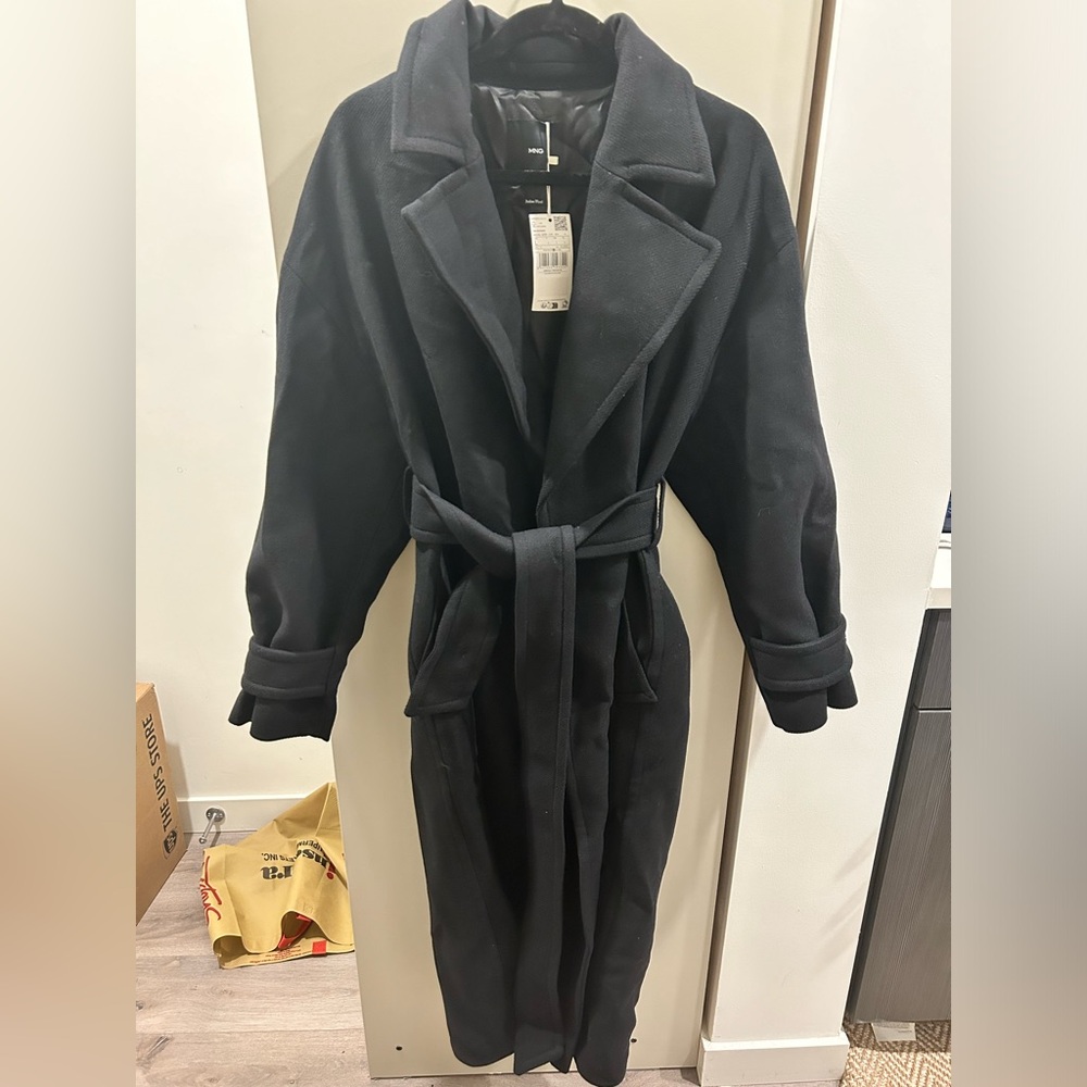 Mango Wool Trenchcoat L NWT!!!